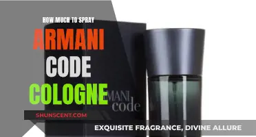 The Art of Spraying Armani Code Cologne: How Much is Enough?