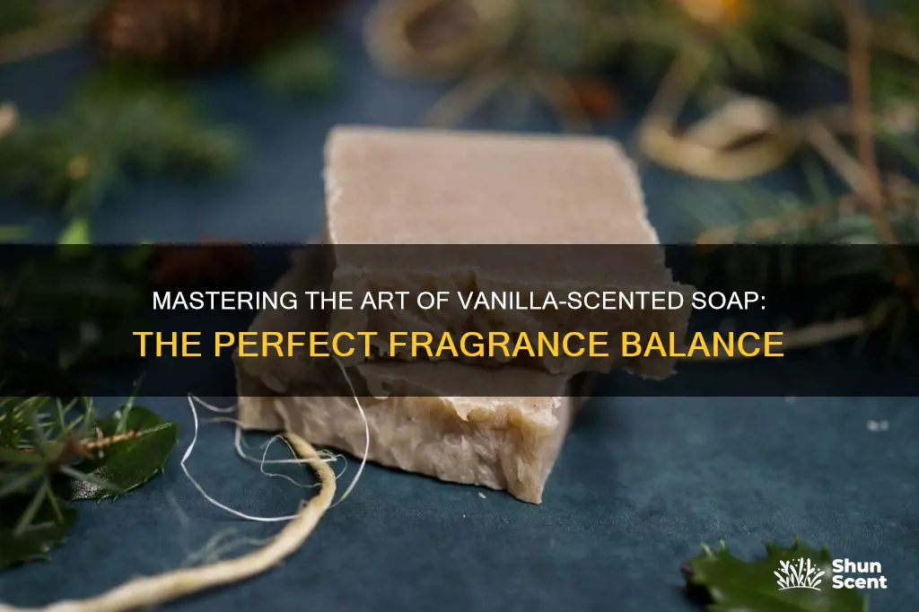 how much vanilla fragrance put in homemade soap