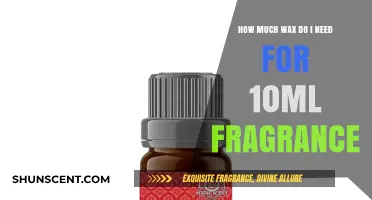 Wax Calculation: Determining the Right Amount for 10ml Fragrance