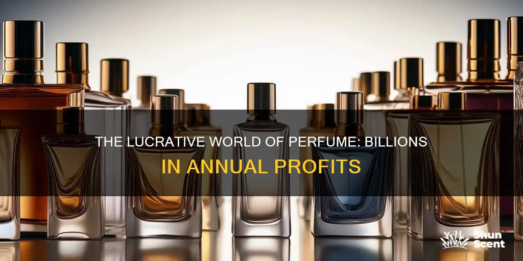 how much yearly profit is made from perfume