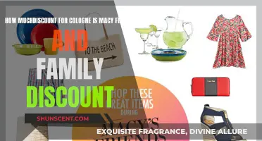 Macy's Friends & Family: How Much Cologne Discount?