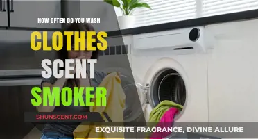 Freshening Smoker's Clothes: Optimal Washing Frequency for Lingering Smoke Scents