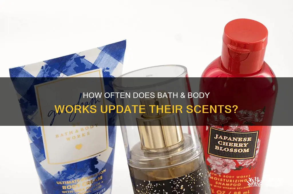 how often does bath and body works change scents