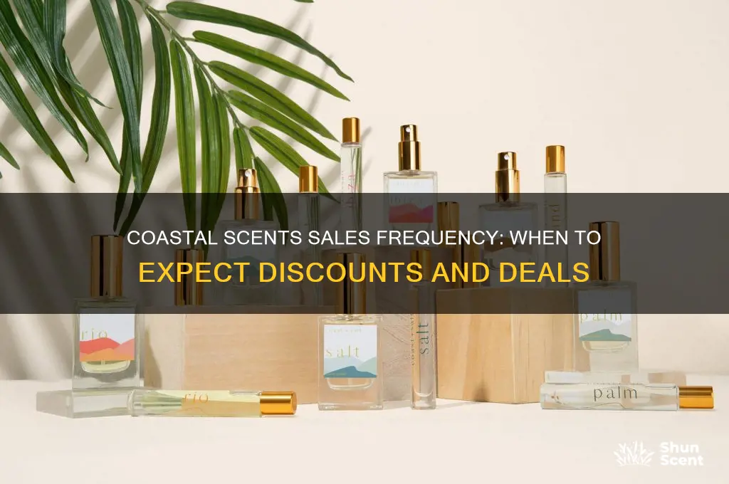 how often does coastal scents have sales
