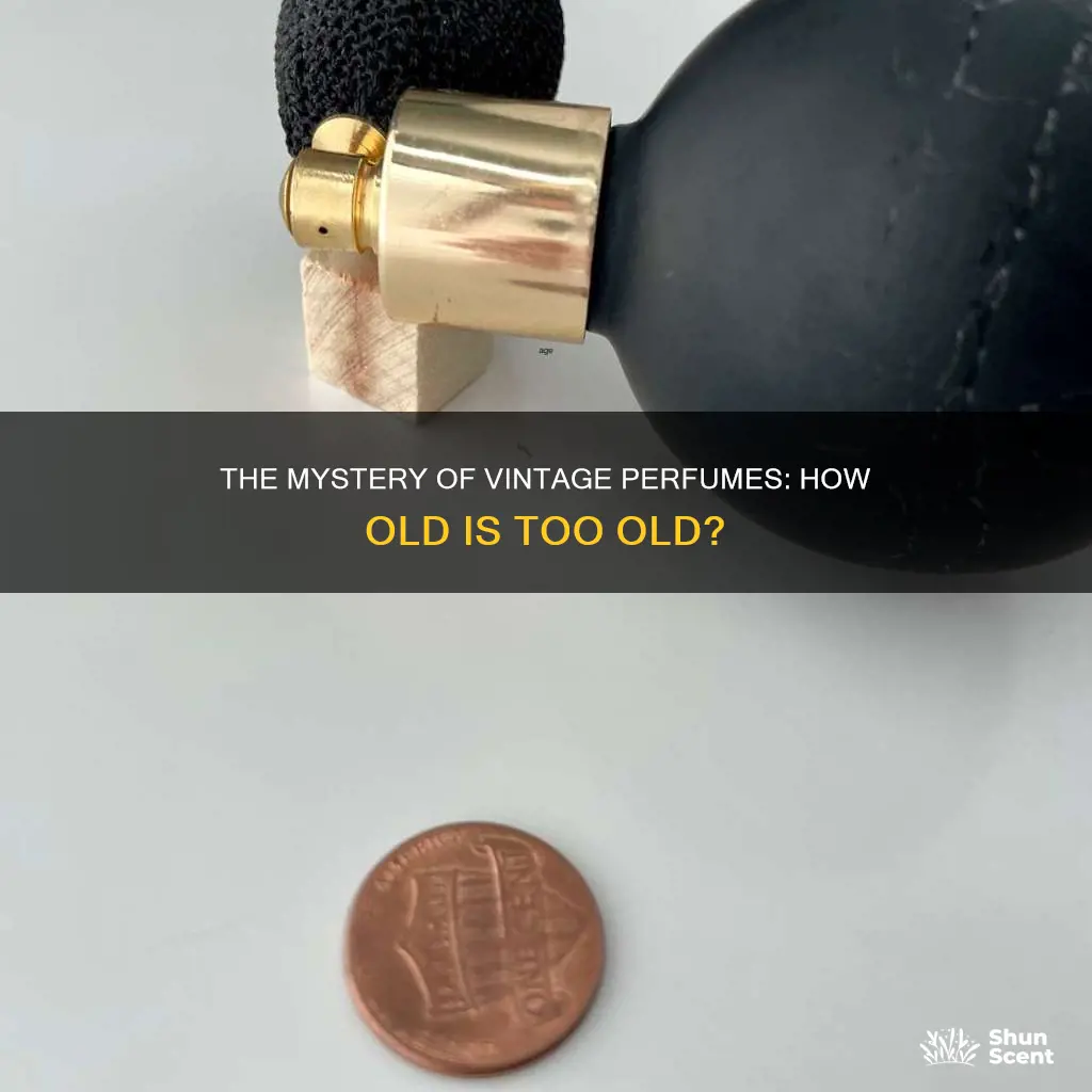 how old is a vintage perfume