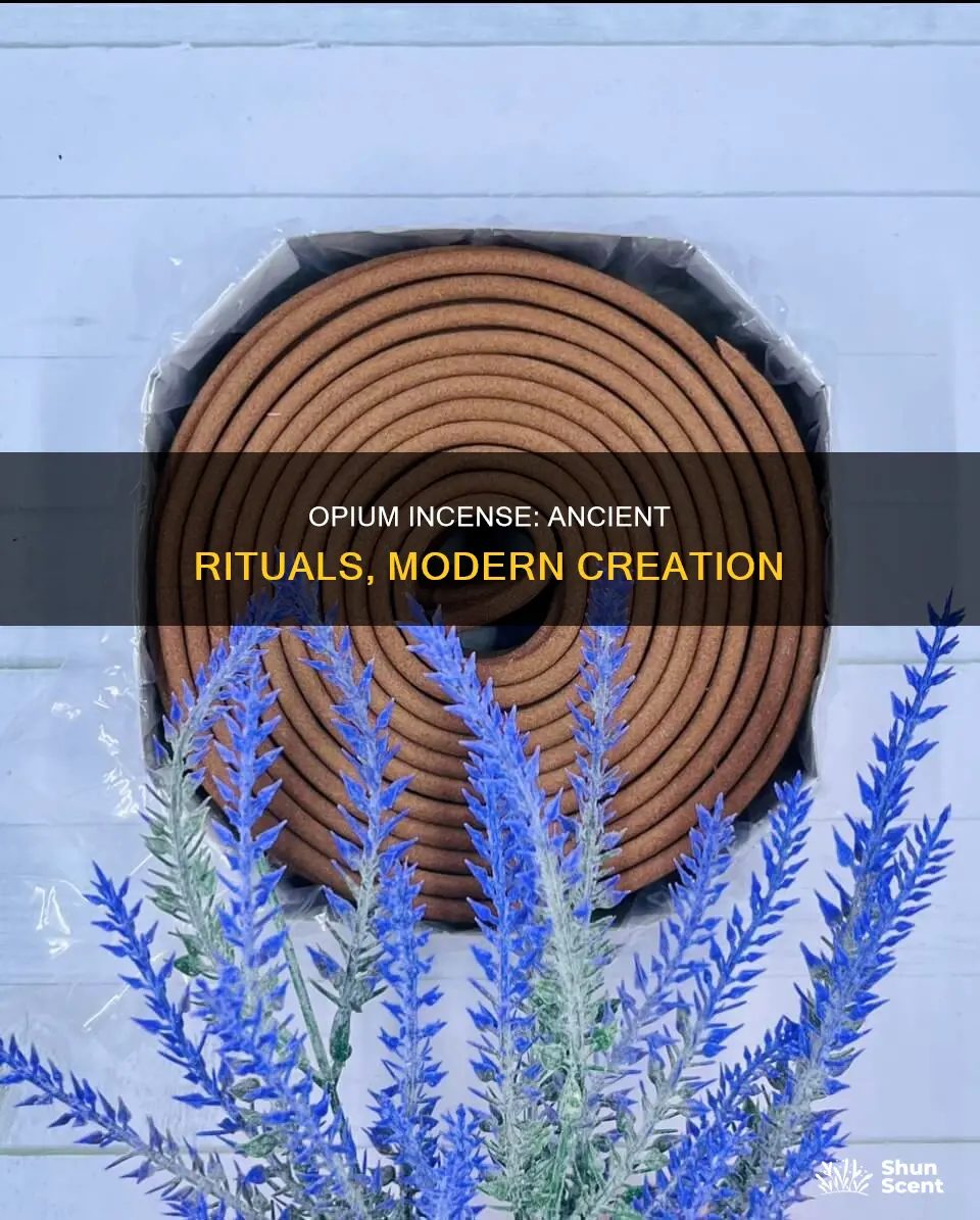 how opium incense is made