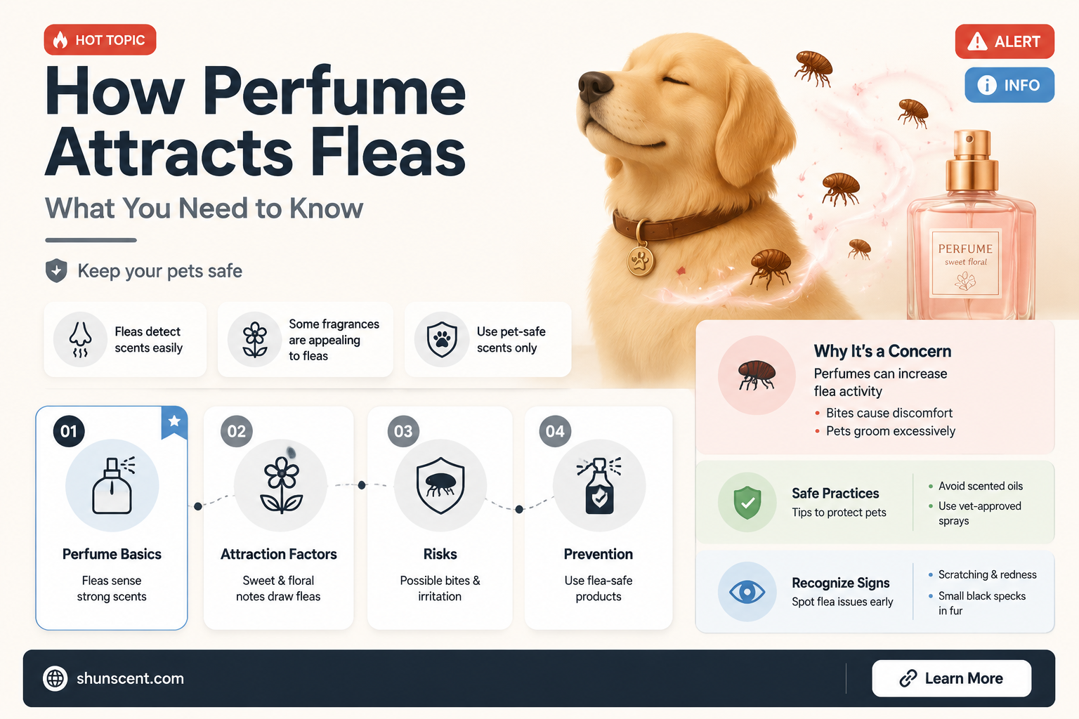 are fleas attracted to perfume