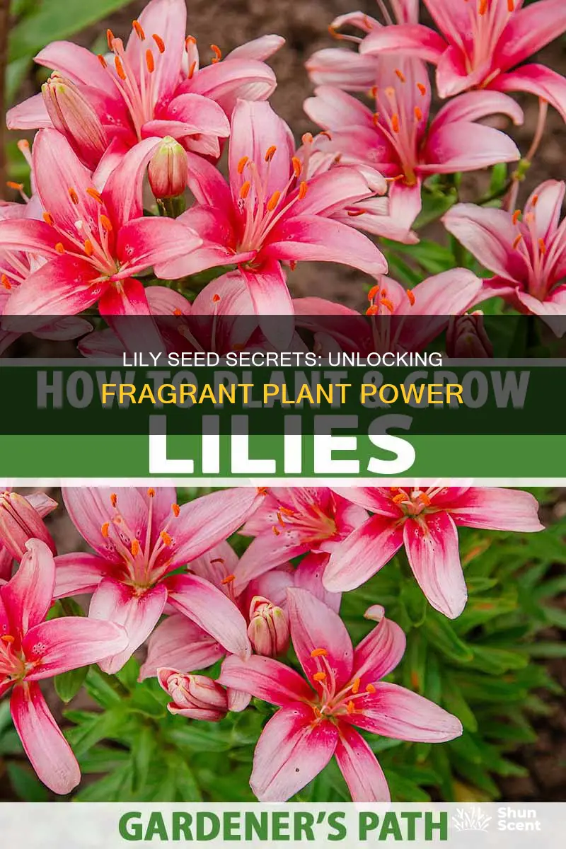 how plant fragrance lily flower seeds