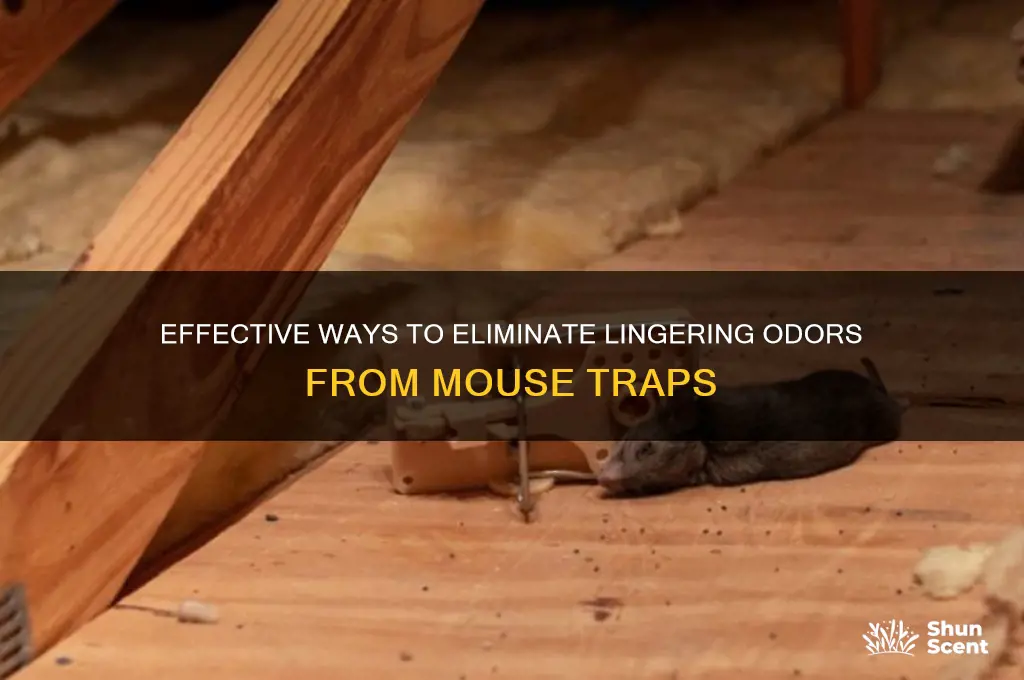 how remove scent from mice trap