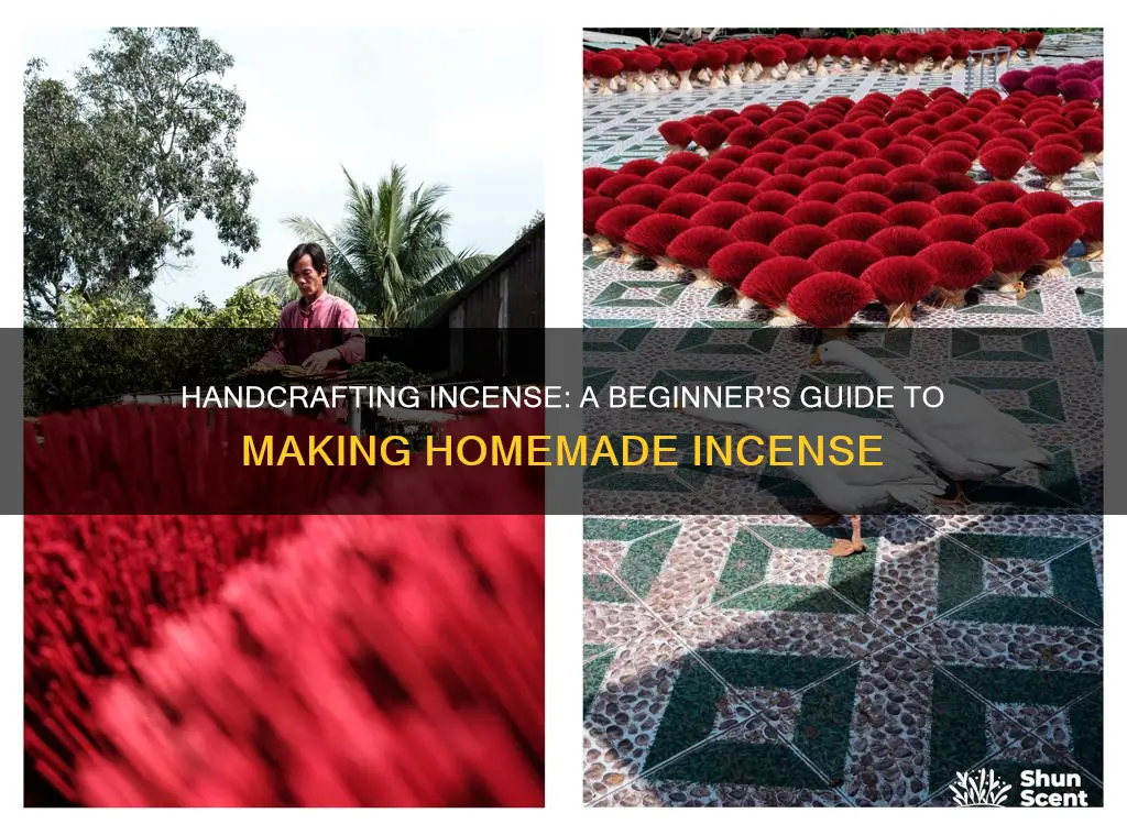 how ro make homemade incense
