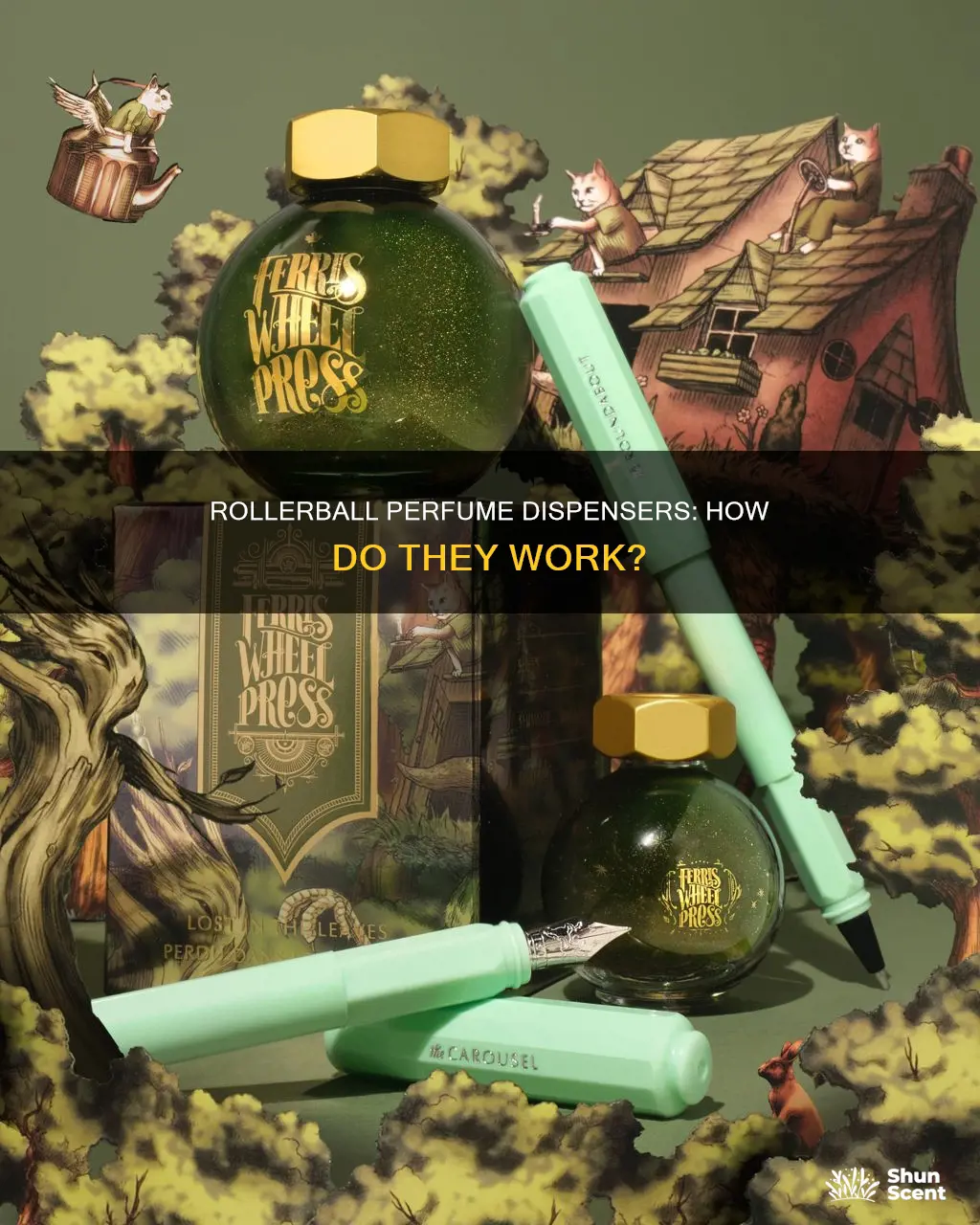 how rollerball perfume dispensers work