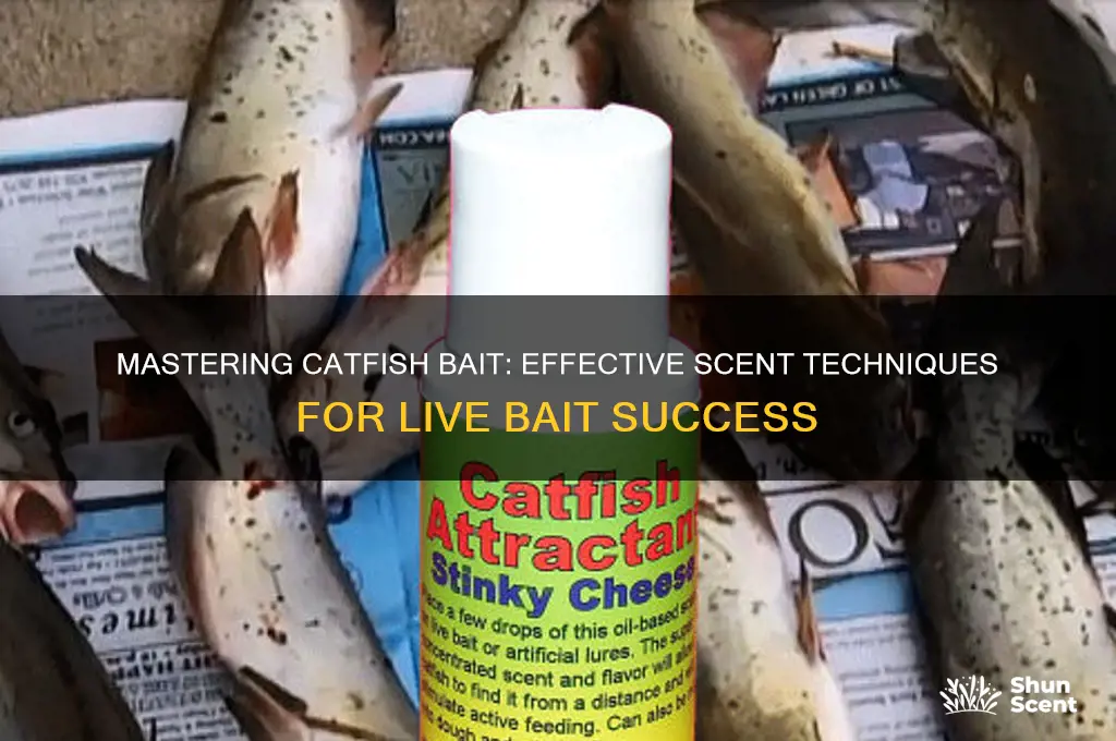 how scent live bait for catfish