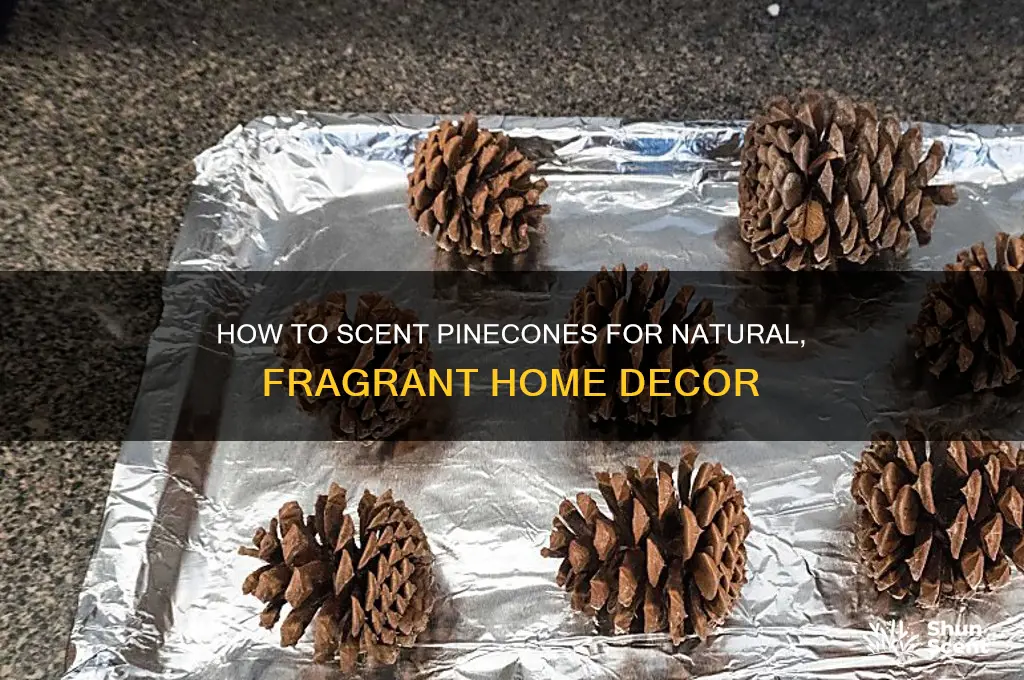 how scent pinecones