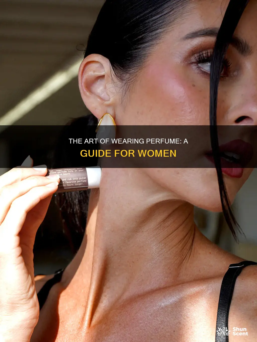 how should women apply perfume