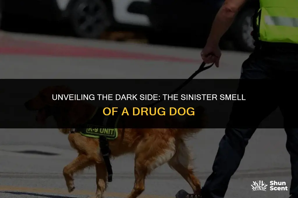 how sinister is the smell of a drug dog