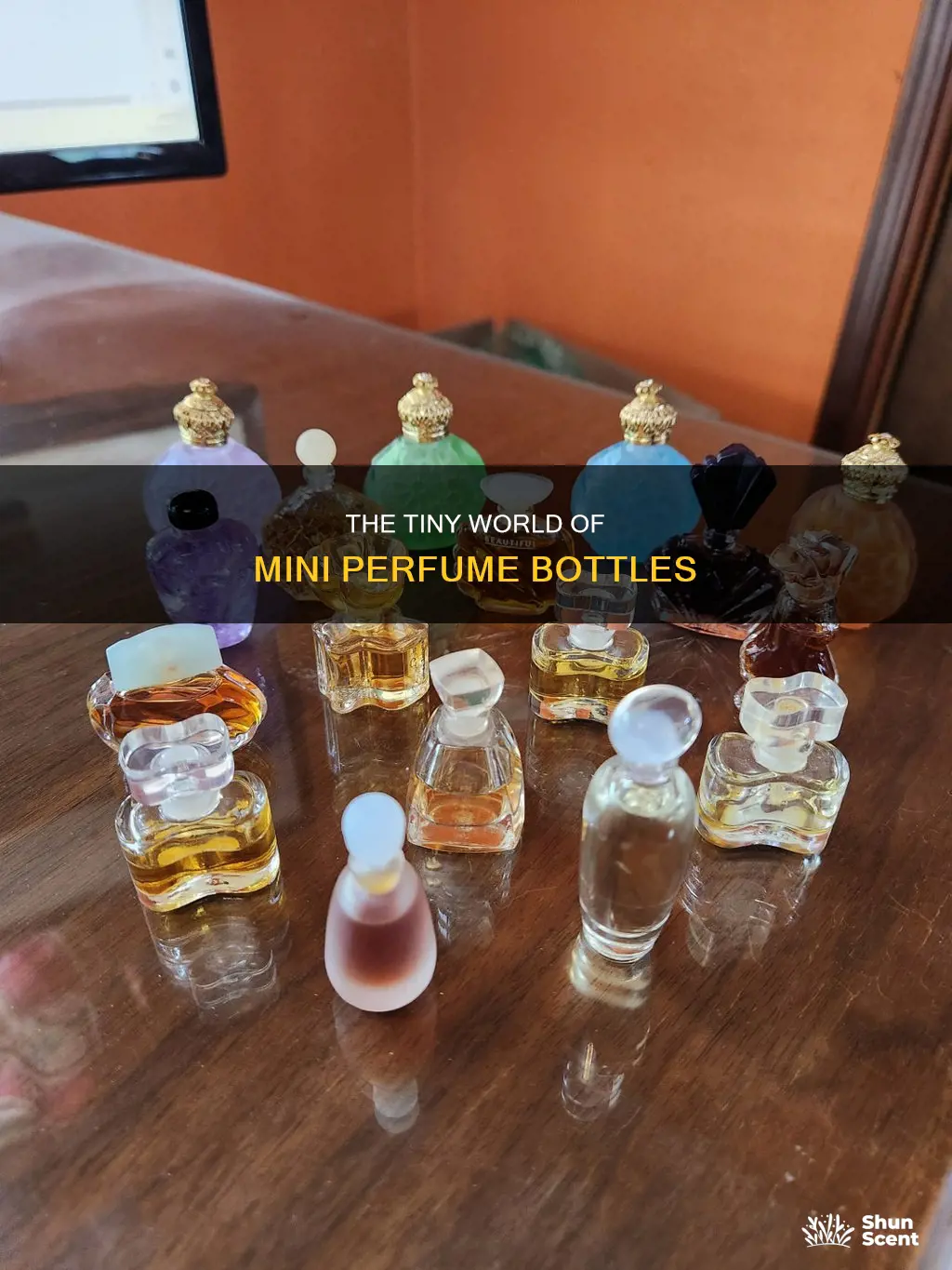 how tall are miniatures perfume bottles