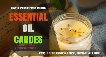 Mastering Aromatic Bliss: Crafting Strong Scented Essential Oil Candles
