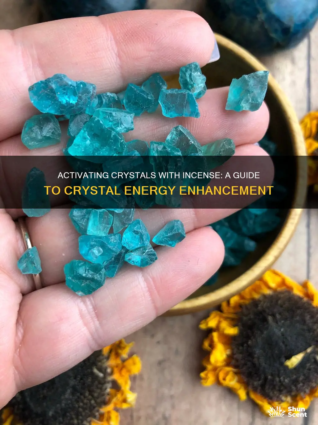 how to activate crystals with incense