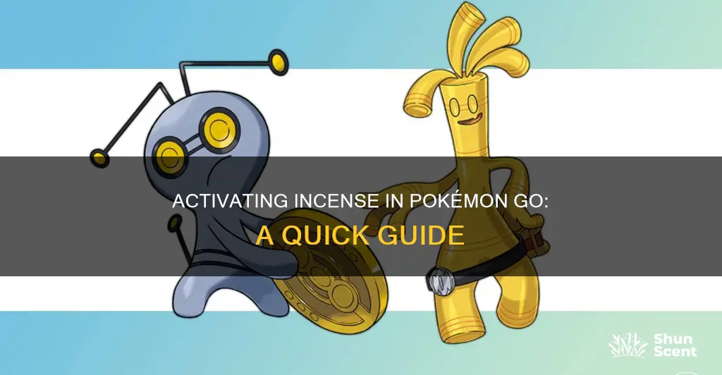 how to activate incense in pokémon go