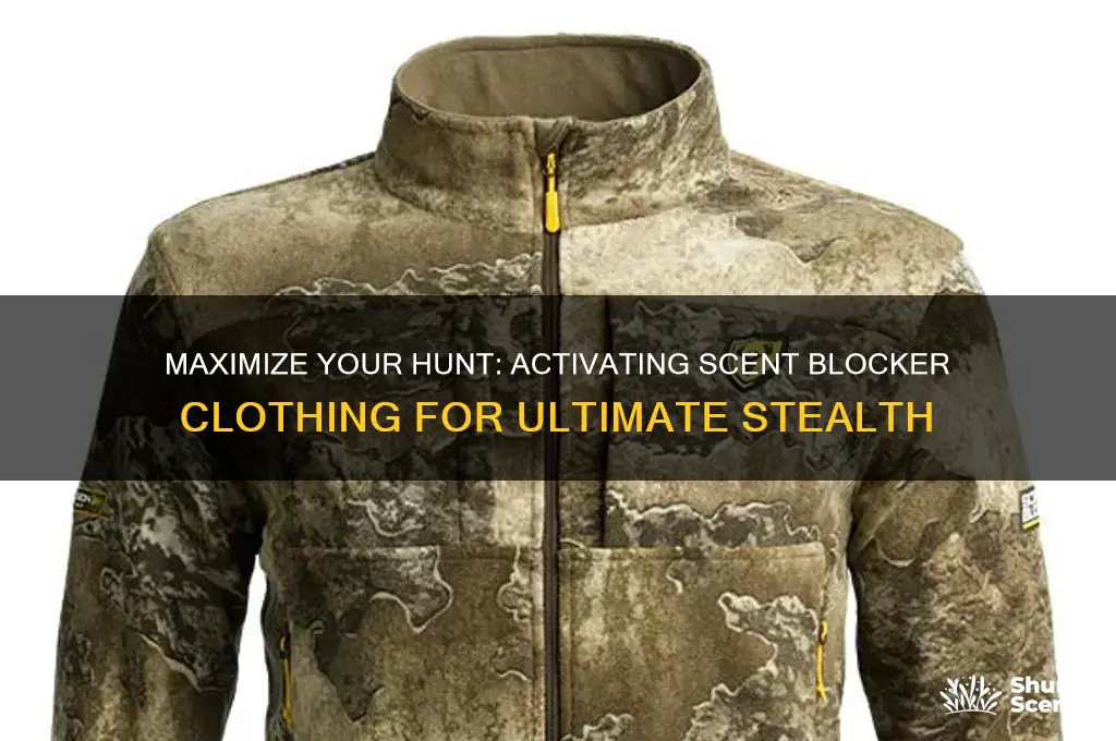 how to activate scent blocker clothing