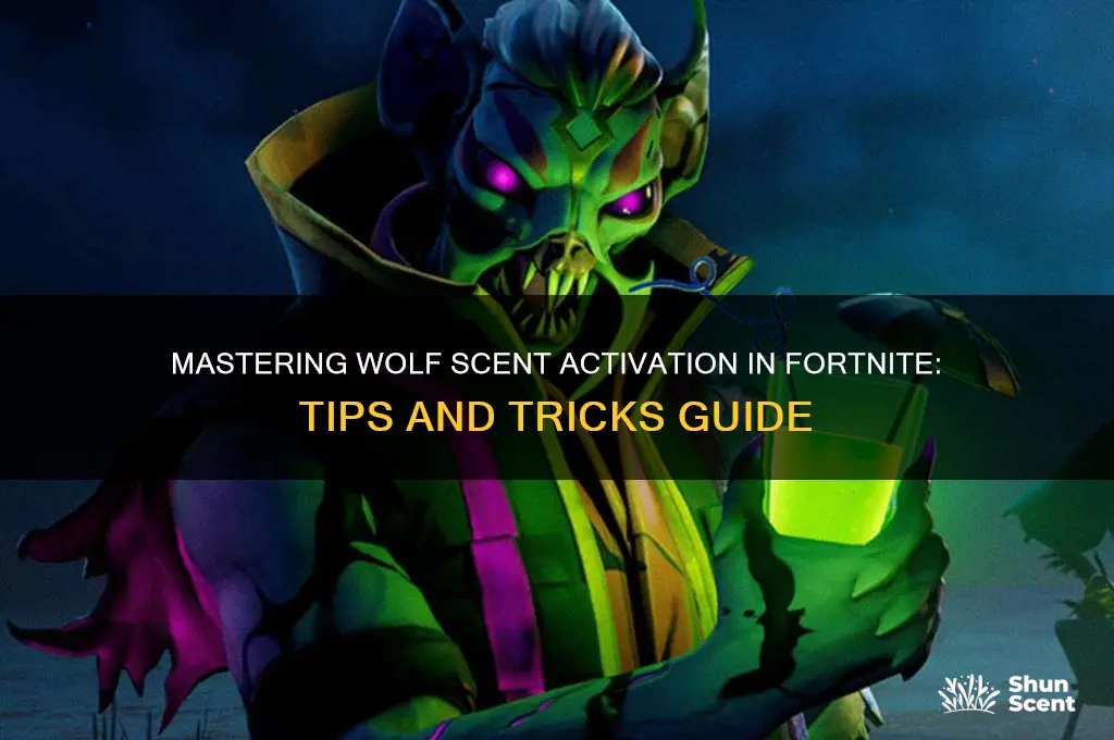 how to activate wolf scent fortnite