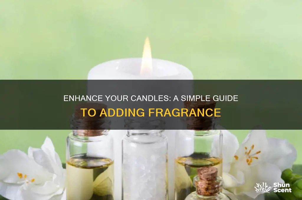 how to add a scent to a candle