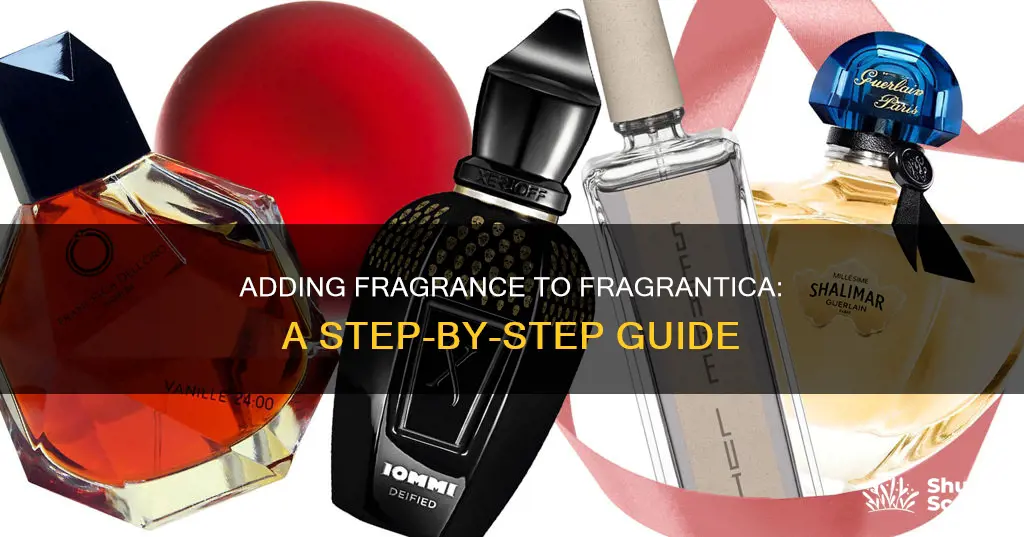 how to add aa fragrance to fragrantica