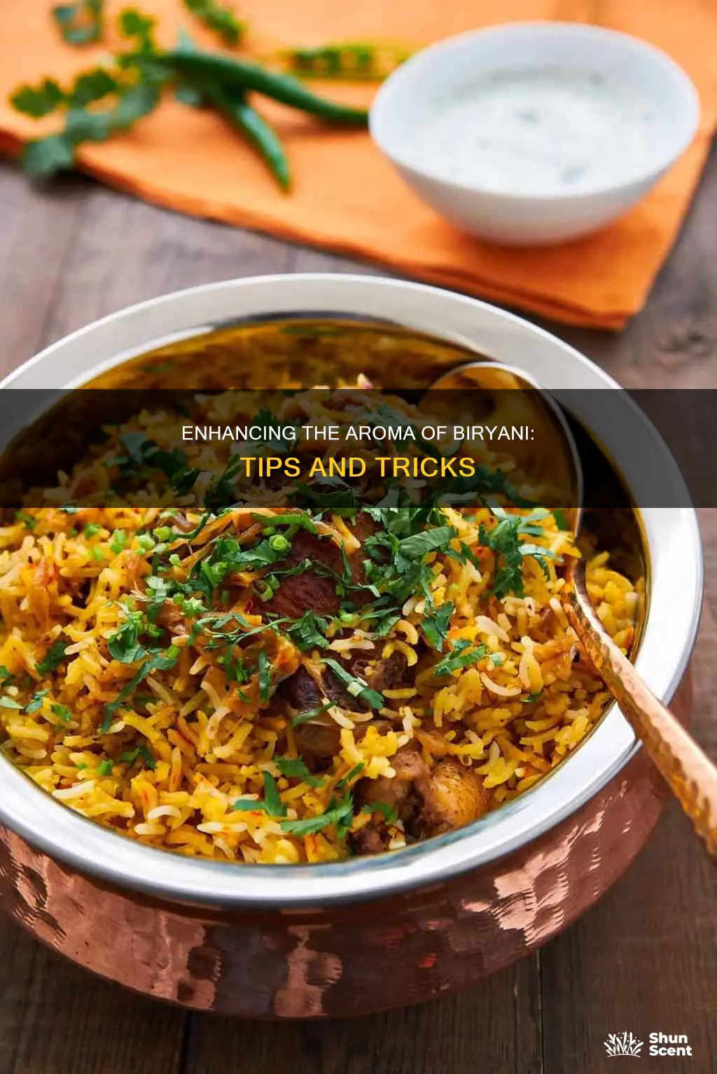 how to add aroma in biryani