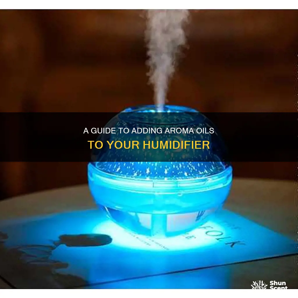 how to add aroma oil to humidifer