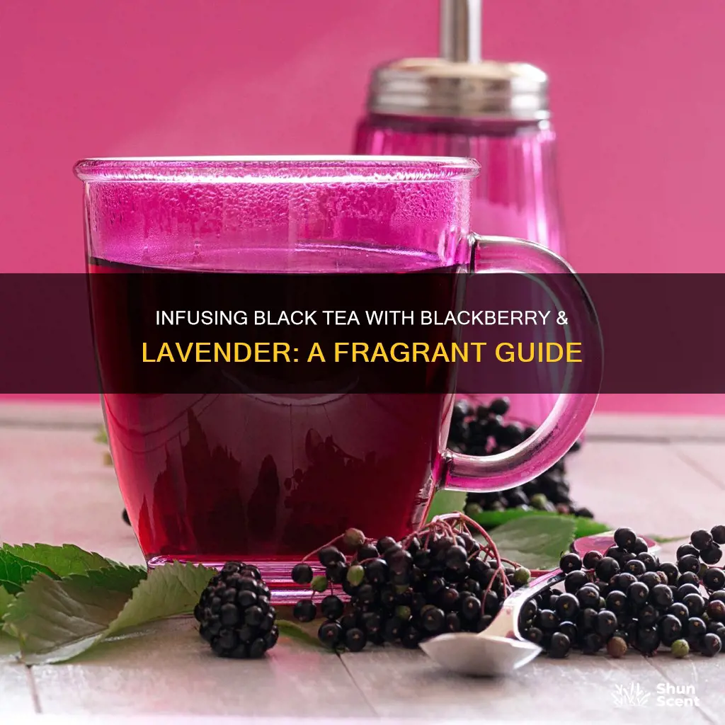 how to add blackberry lavender tea fragrance