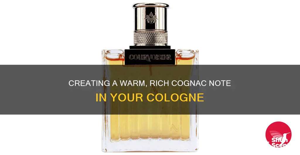 how to add cognac note to cologne