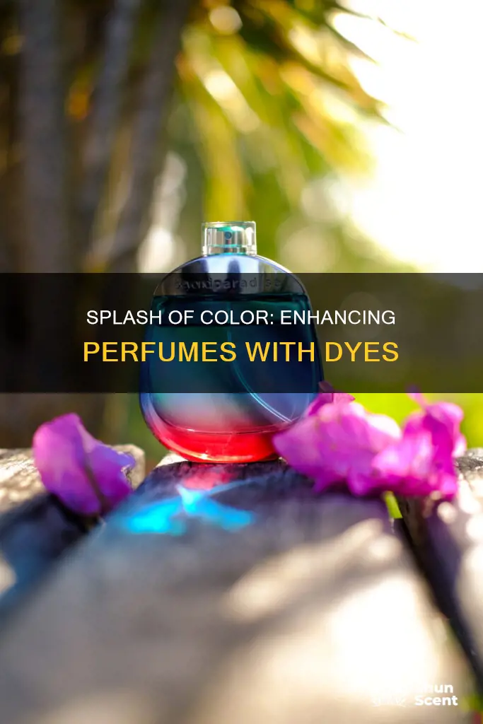 how to add color to perfume