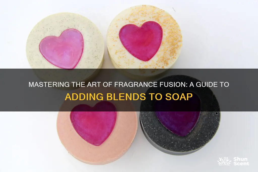 how to add fragrance blend to soap