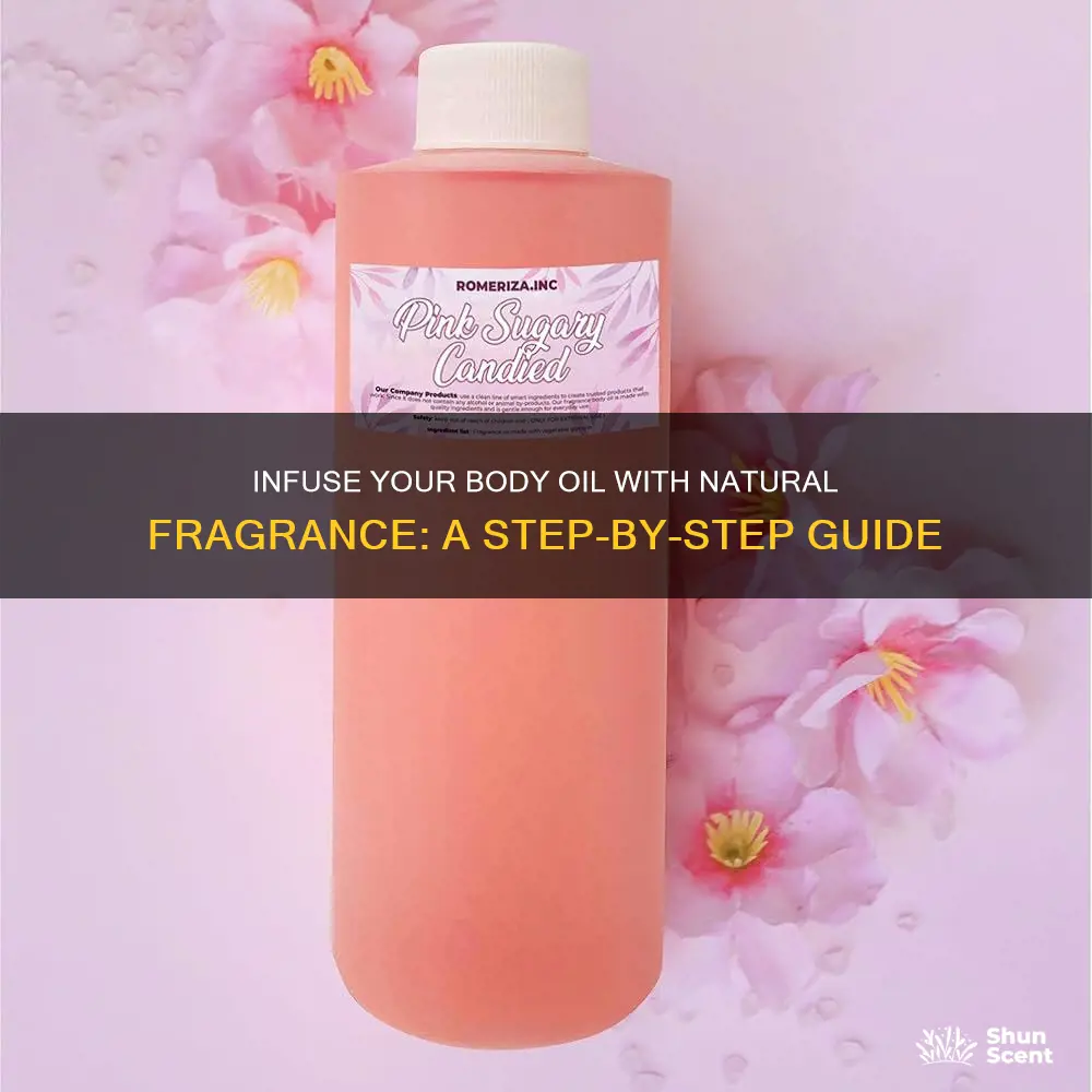 how to add fragrance to body oil