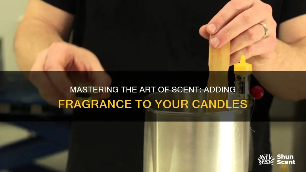 how to add fragrance to candle