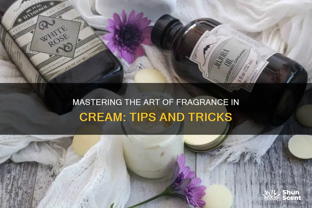 how to add fragrance to cream