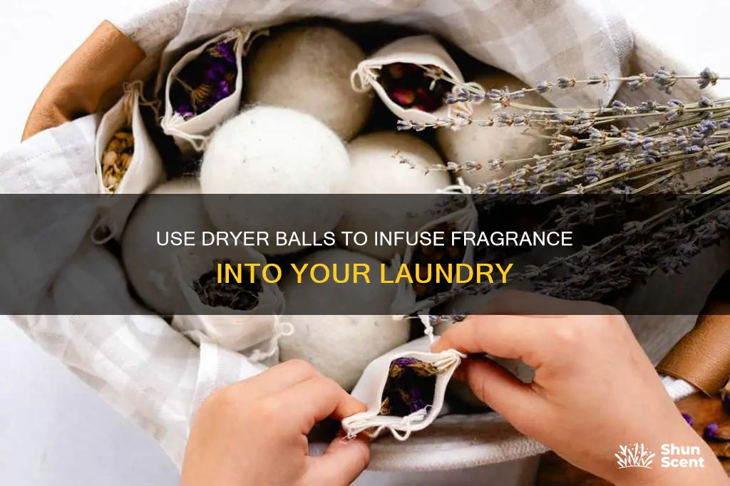 how to add fragrance to dryer balls