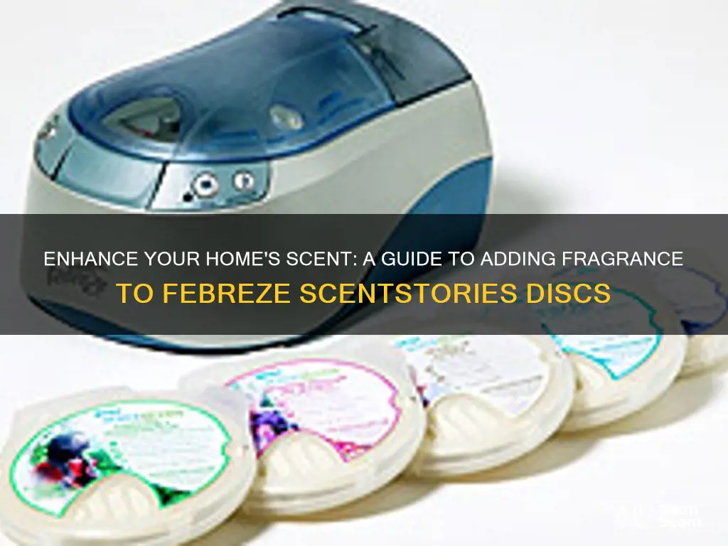 how to add fragrance to febreze scentstories discs