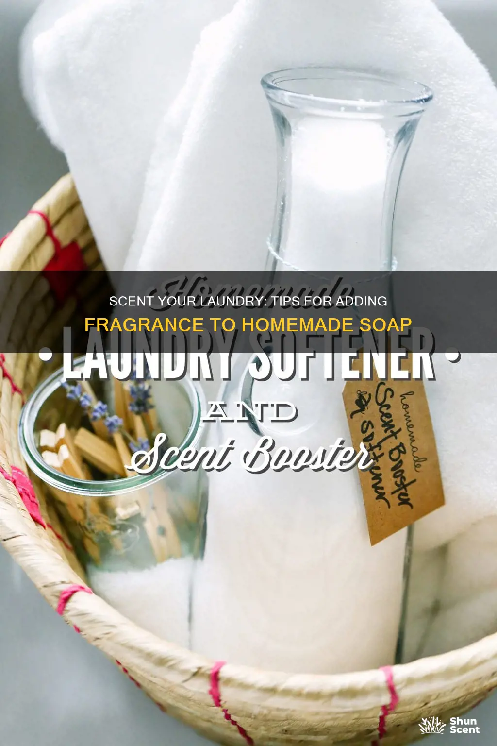 how to add fragrance to homemafe laundry soap