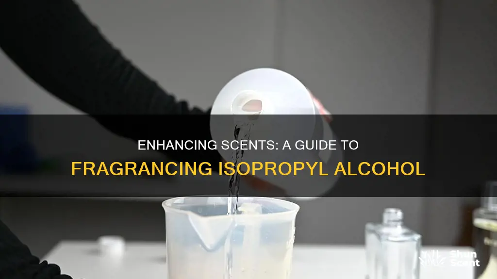 how to add fragrance to isopropyl alcohol