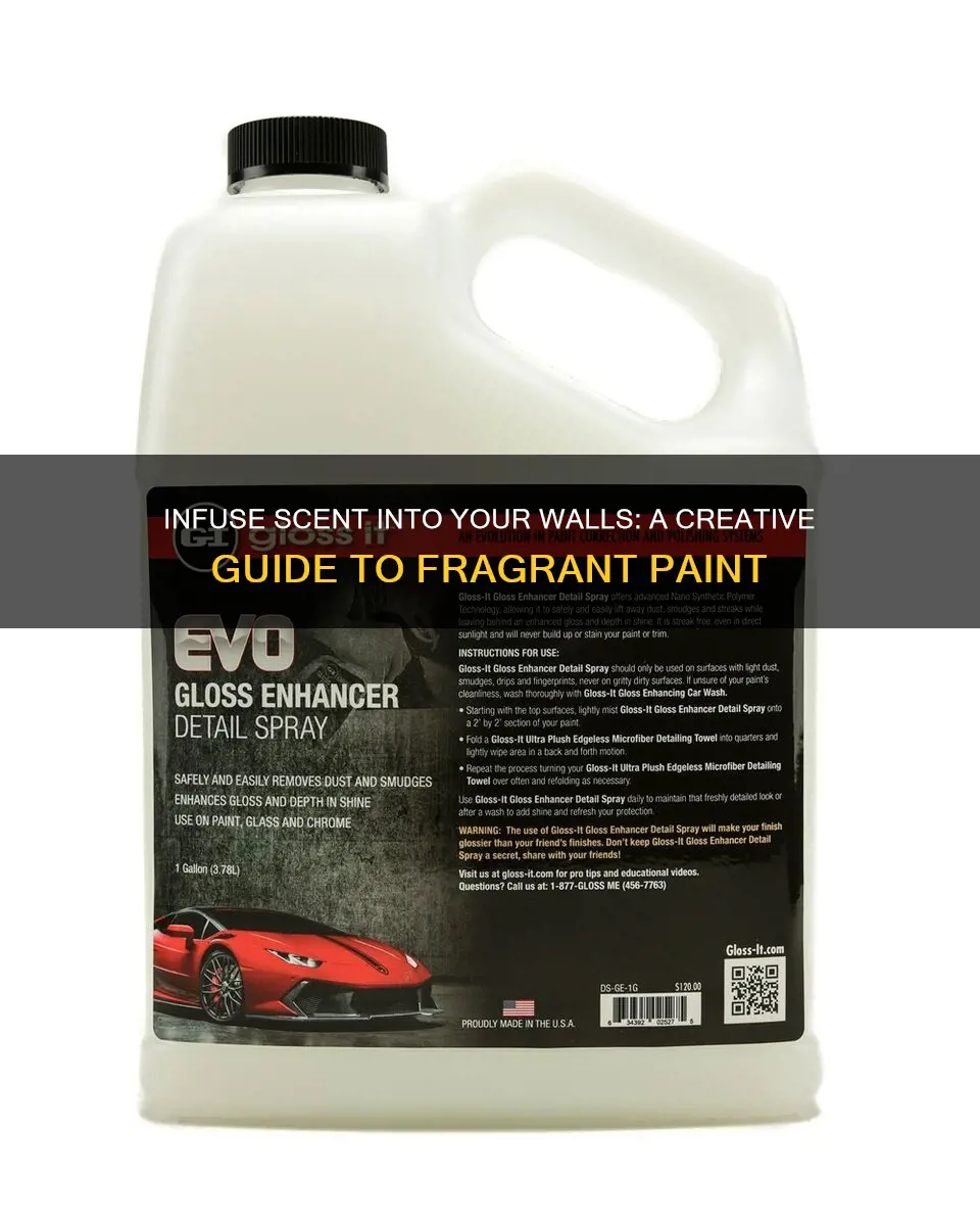 how to add fragrance to paint