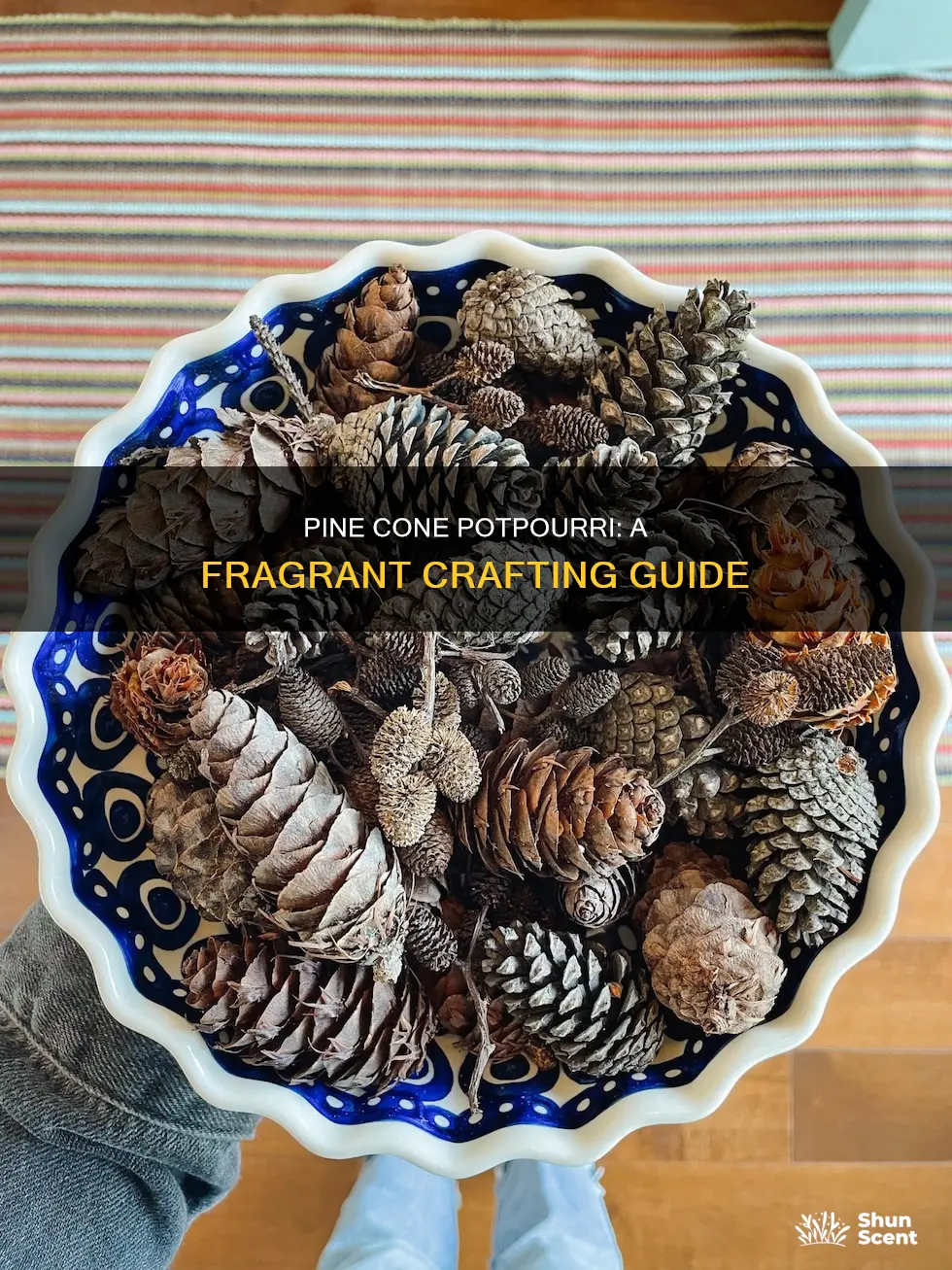 how to add fragrance to pine cones