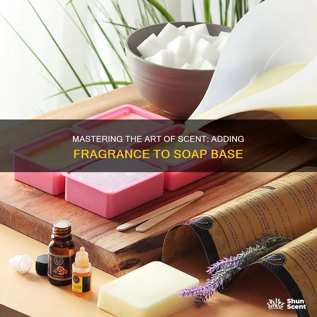 how to add fragrance to soab base