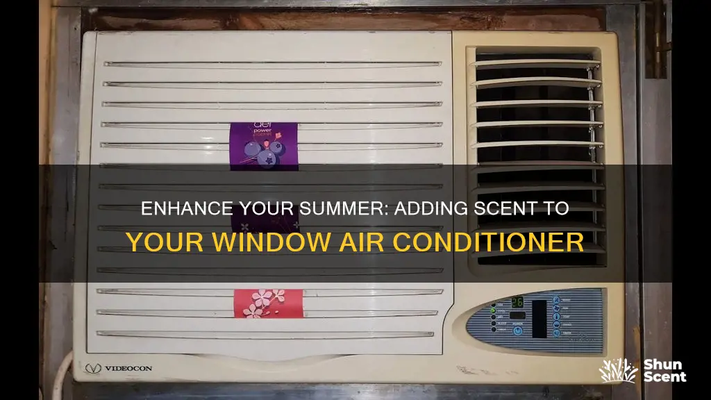 how to add fragrance to window air conditioner