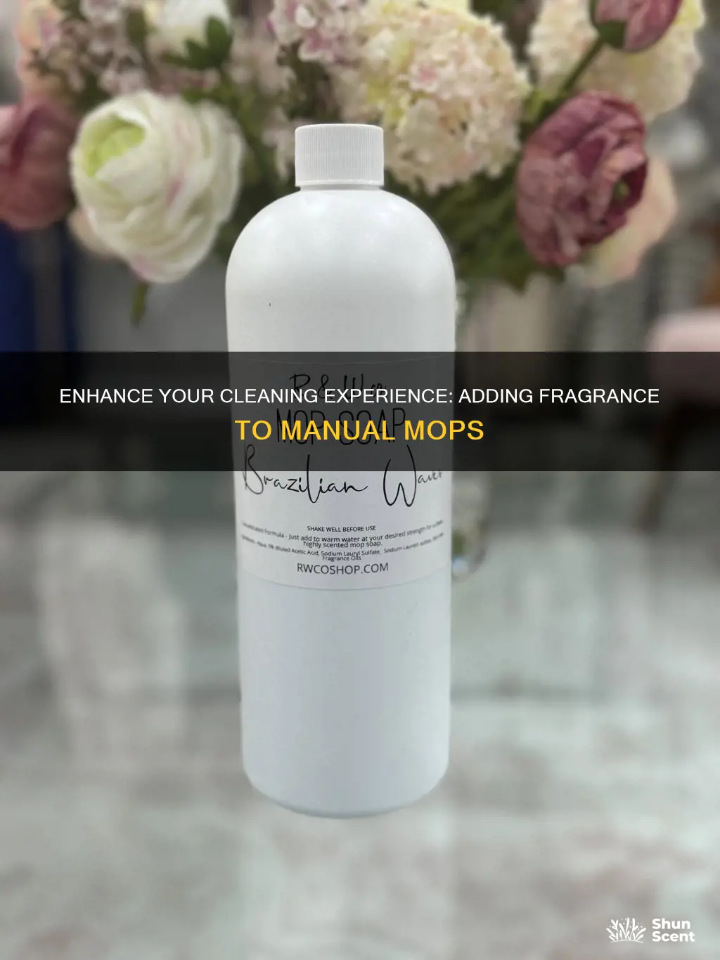 how to add fragrances to manual mops