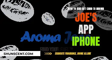 Aroma Joe's App: Gift Cards, iPhone, and You