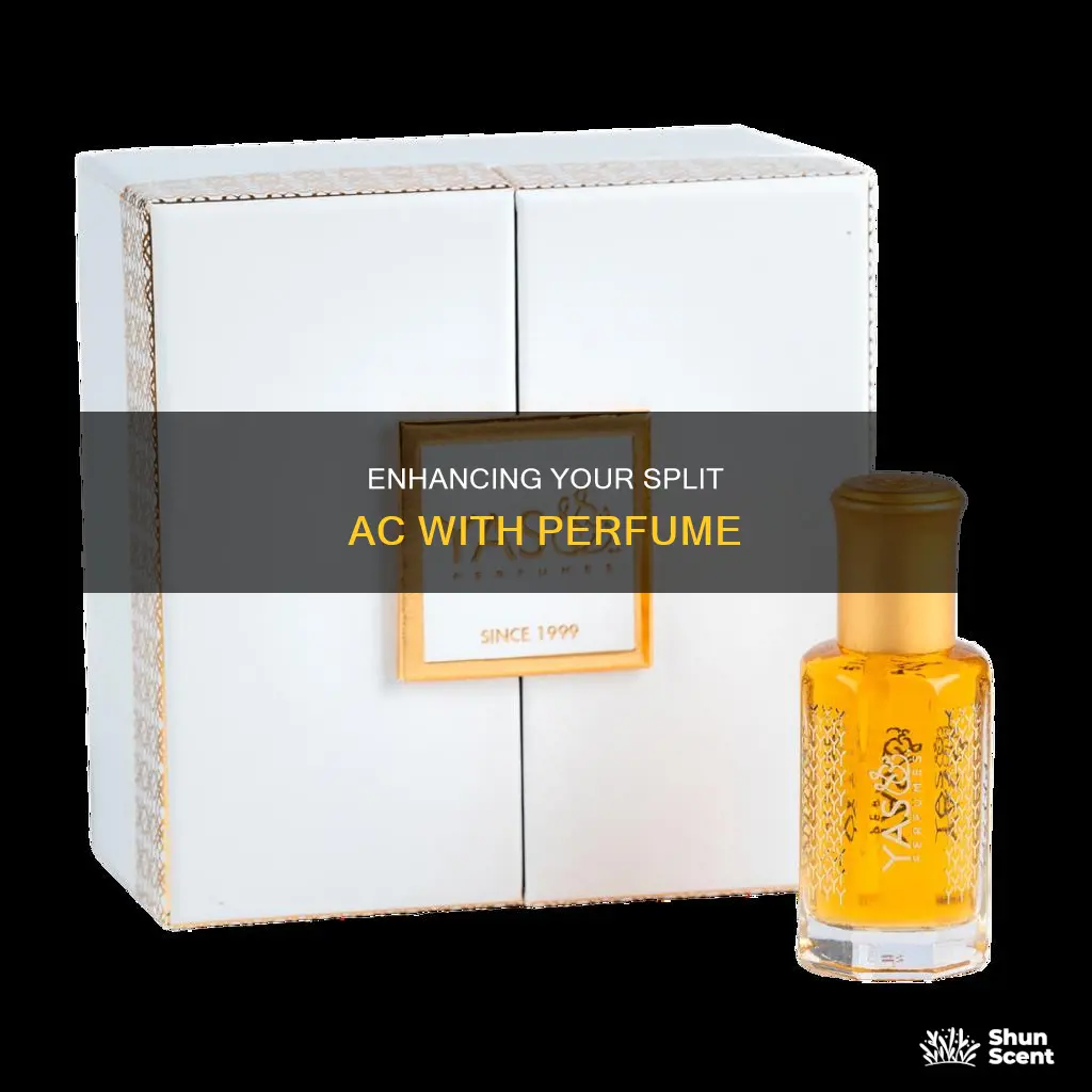 how to add perfume in split ac