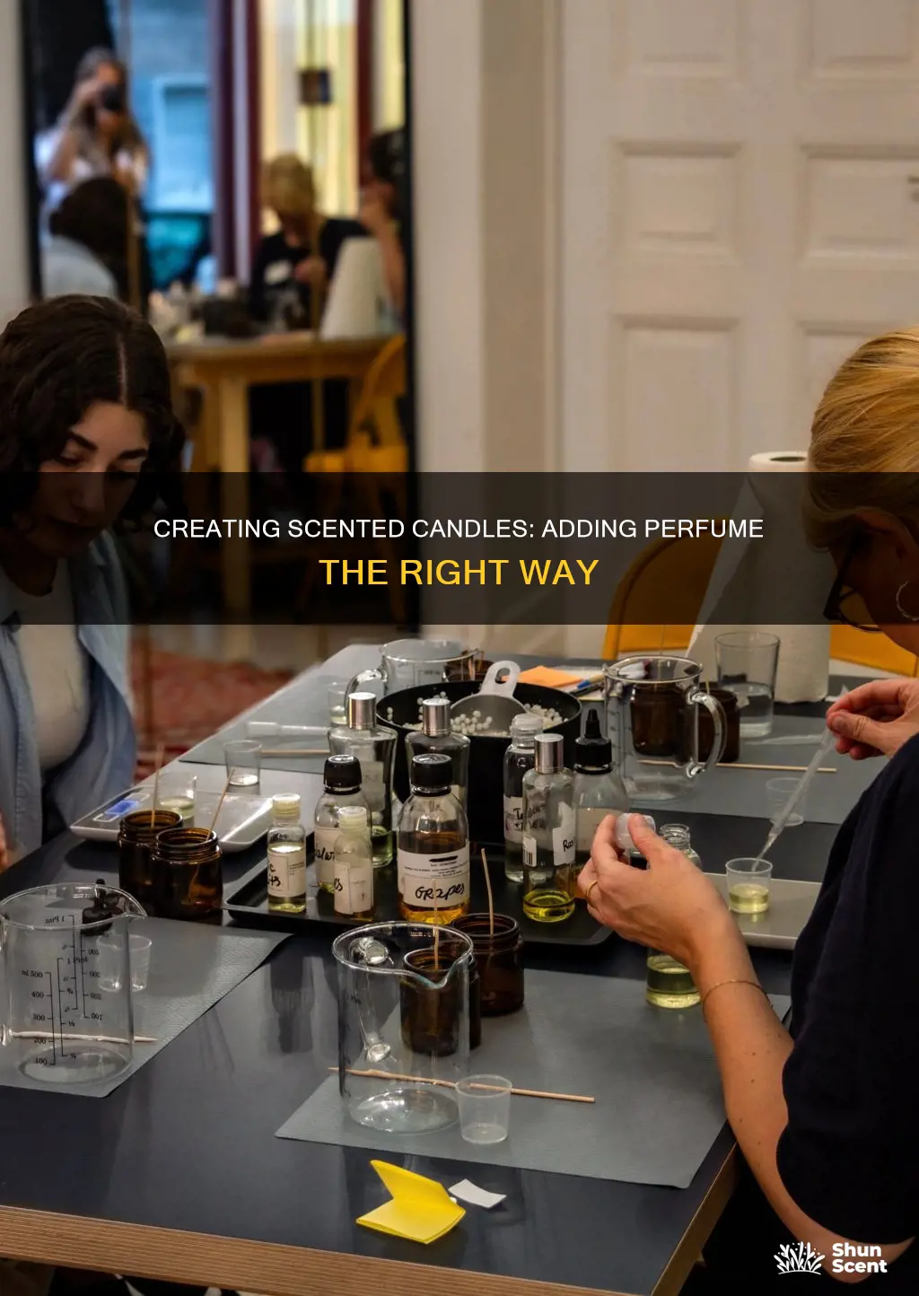 how to add perfume to candles