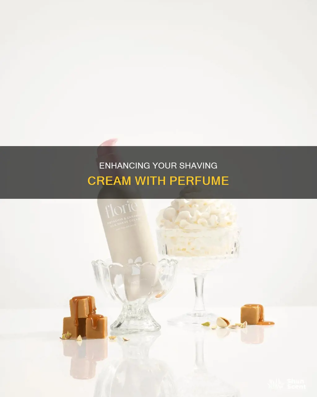 how to add perfume to shaving cream