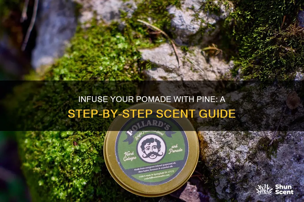 how to add pine scent to pomade